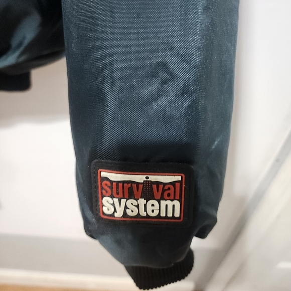 Mustang Survival Mens Blue Flotation Jacket MJ6214 Rescue Adult Large - Picture 2 of 6